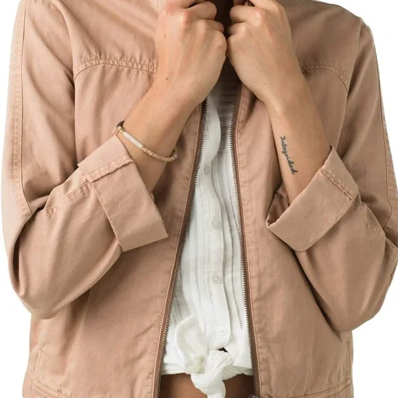 PrAna Lookout Jacket in champagne pink - Picture 3 of 7